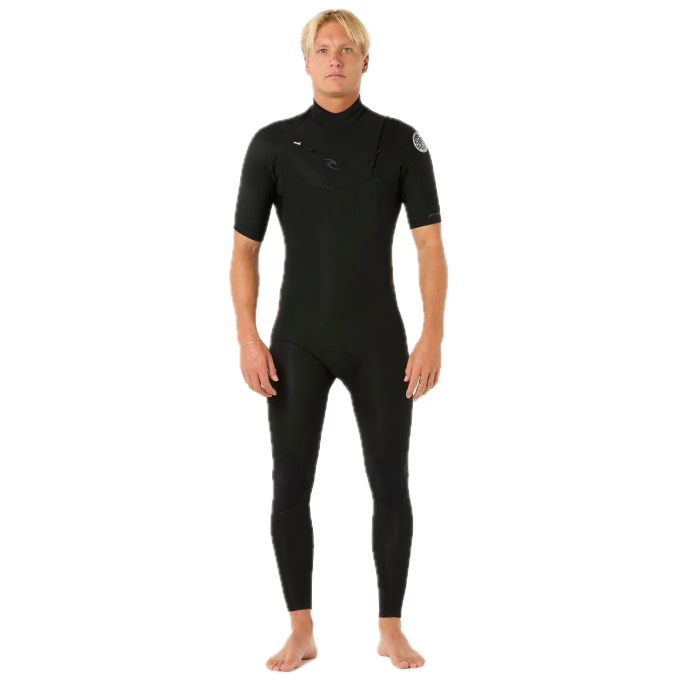 Ripcurl Dawn Patrol Men's 2mm SS Front Zip Wetsuit Black