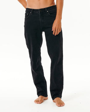 Rip Curl Classic Surf Denim Pant Washed Black