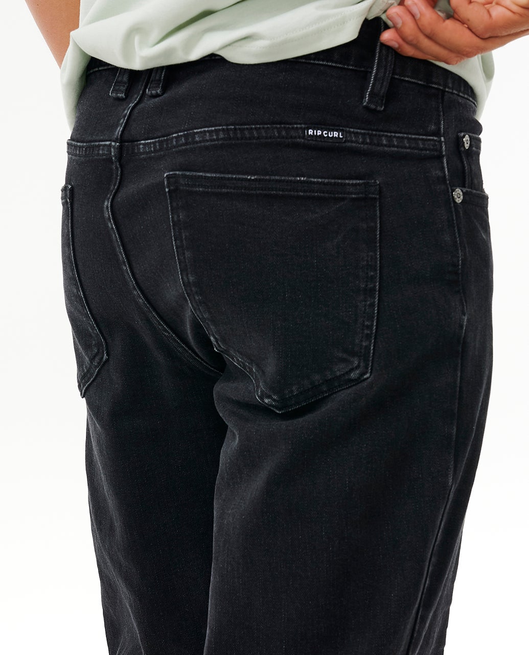 Rip Curl Classic Surf Denim Pant Washed Black