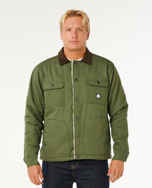 Rip Curl Premium Surf Sherpa Giacca Dark Olive