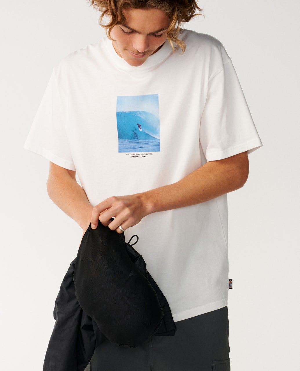Rip Curl Search Series Packable Puffer Giacca Black