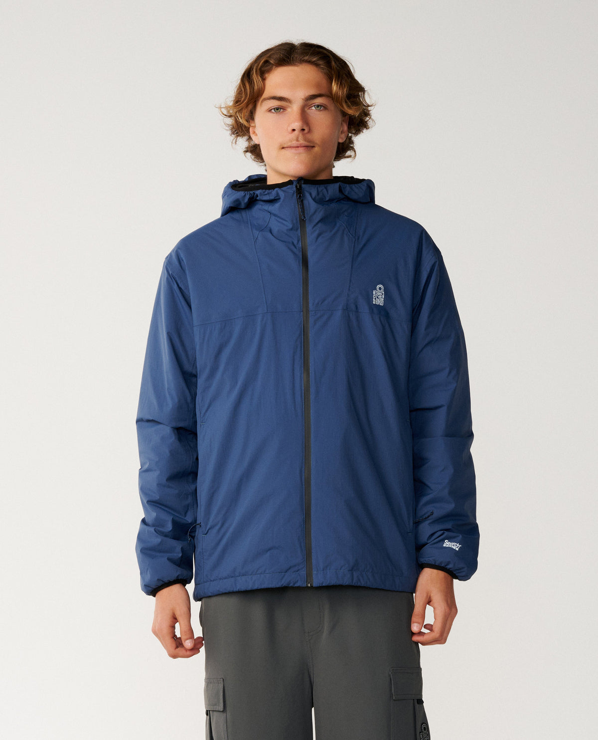 Rip Curl Search Series Packable Puffer Giacca Light Navy