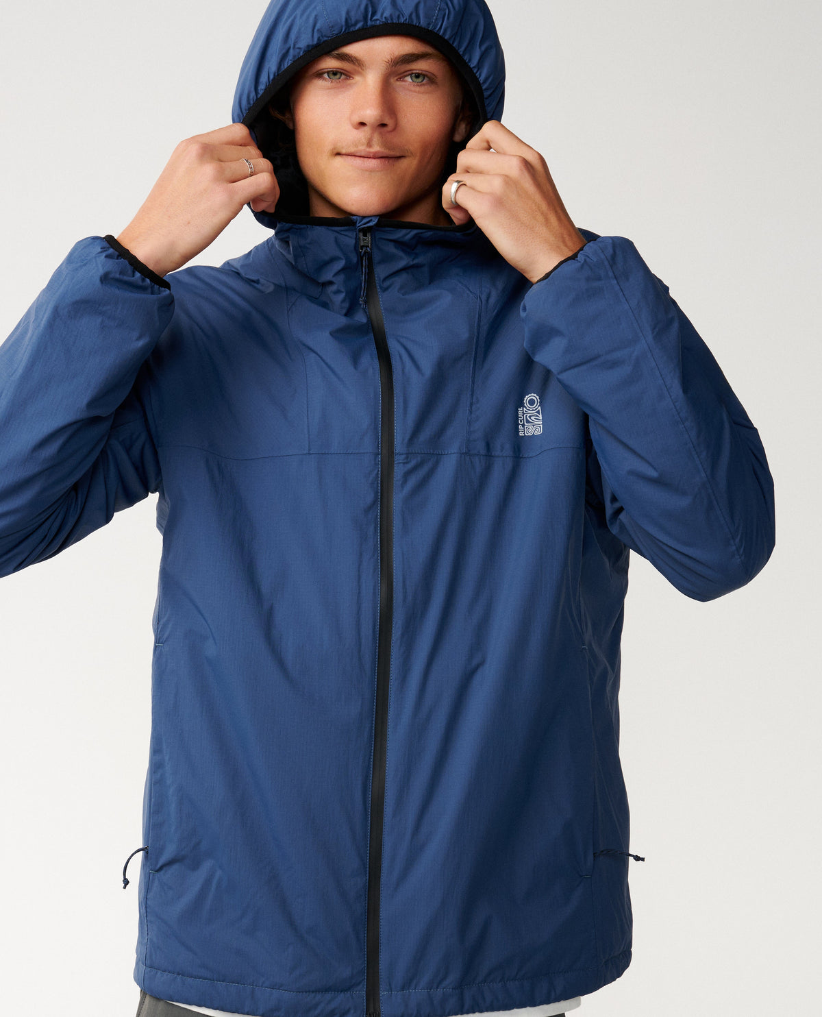 Rip Curl Search Series Packable Puffer Giacca Light Navy