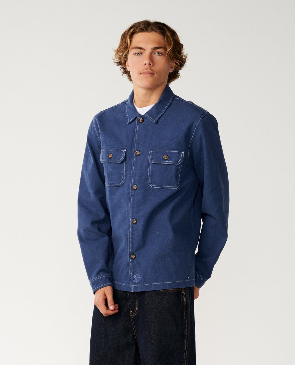 Rip Curl Premium Surf Anyday Overcamicia Light Navy