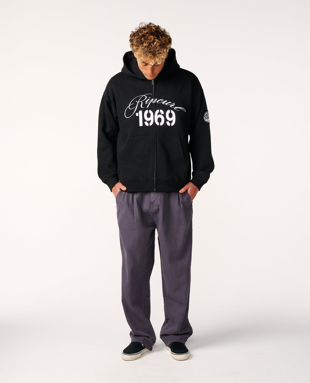 Rip Curl Disorder Twill Pant Washed Black