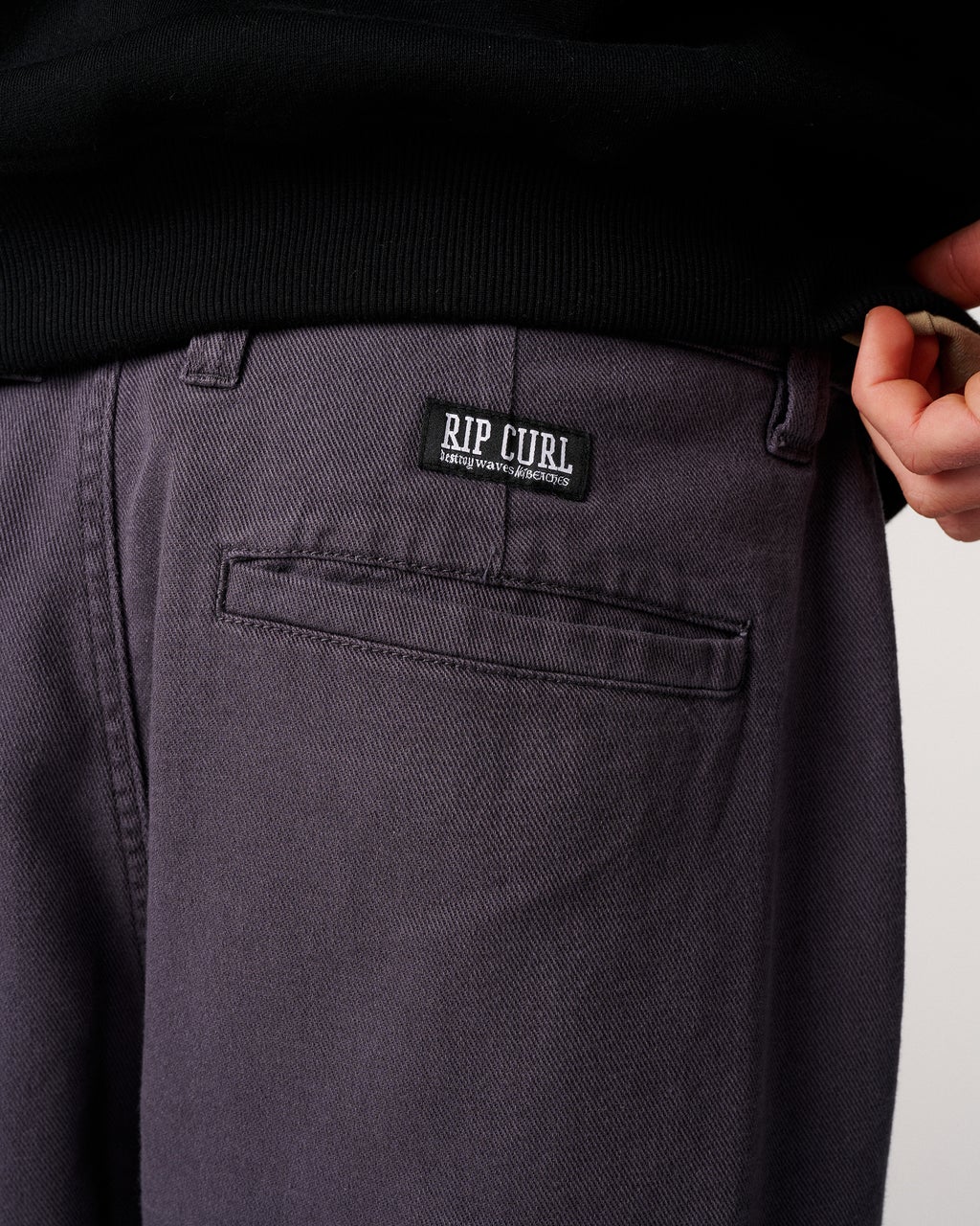 Rip Curl Disorder Twill Pant Washed Black