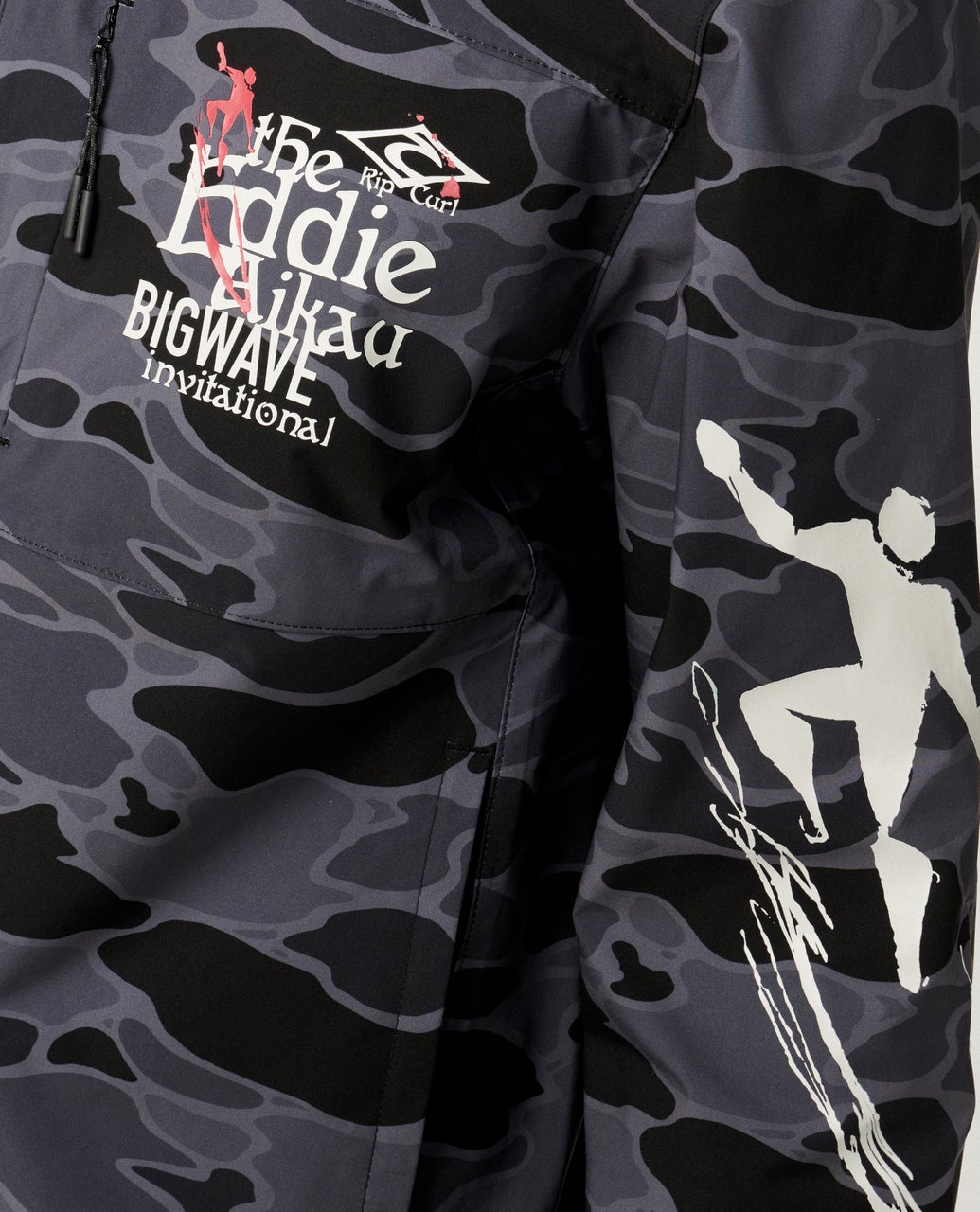 Rip Curl Eddie Would Go Spray Giacca Black/Grey