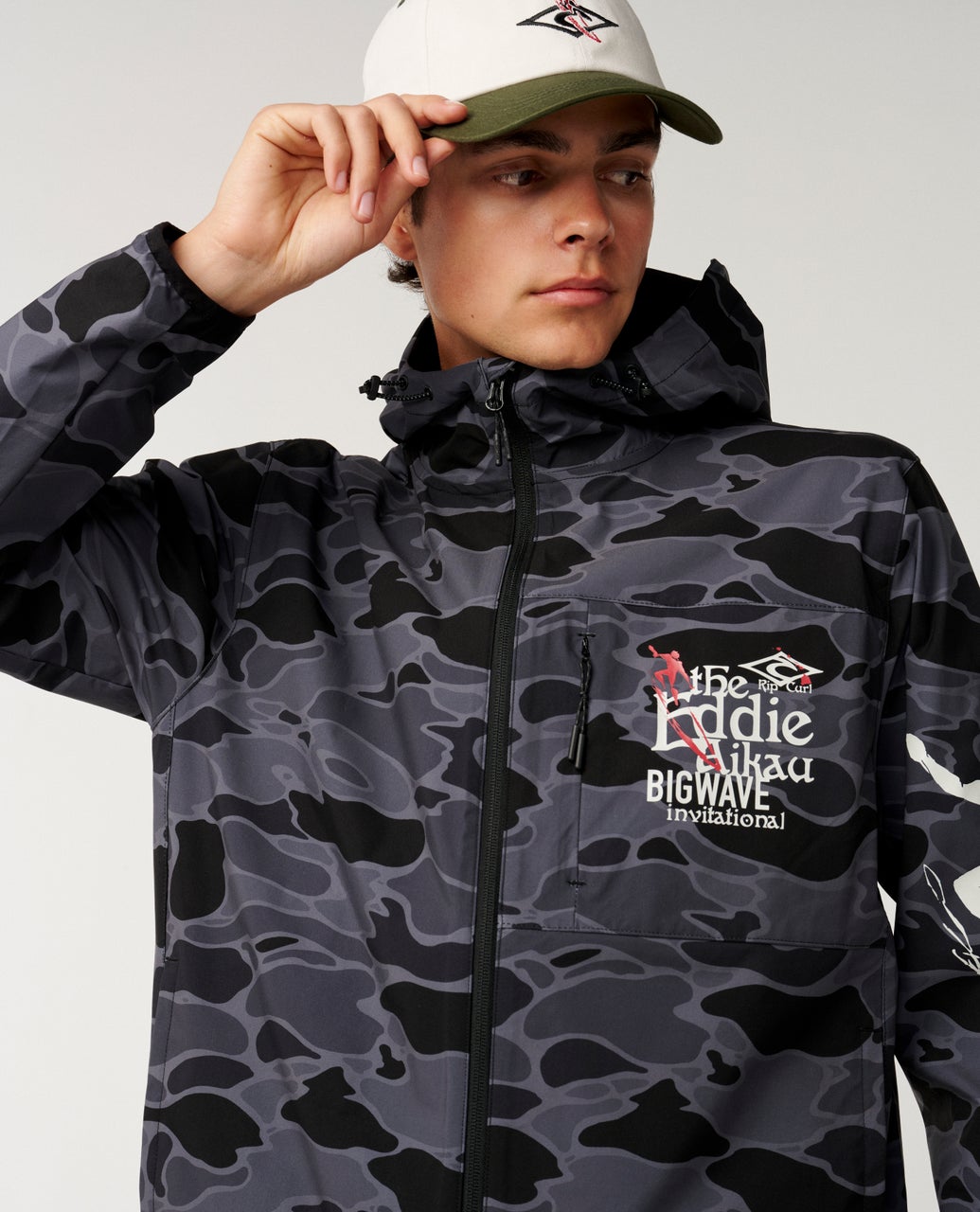 Rip Curl Eddie Would Go Spray Giacca Black/Grey