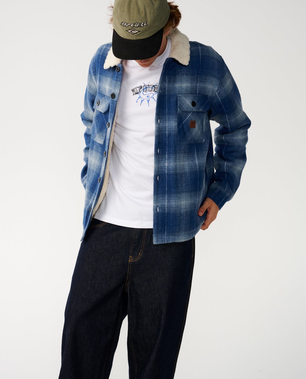 Rip Curl Classic Surf Bells Sherpa Giacca Navy