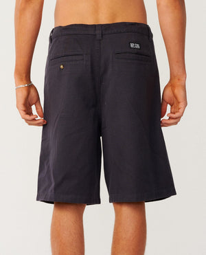 Rip Curl Disorder Twill Walkshort Washed Black