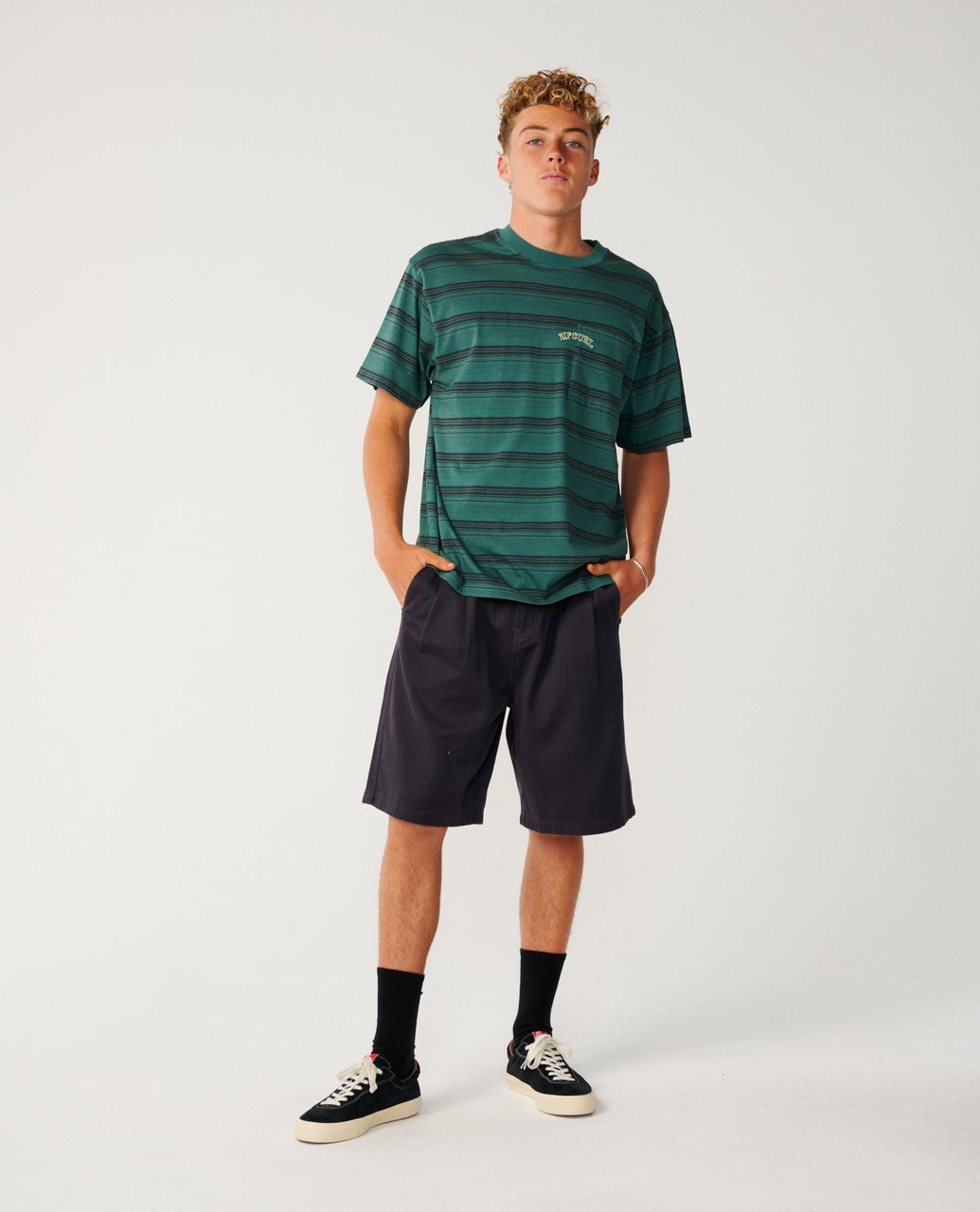 Rip Curl Disorder Twill Walkshort Washed Black