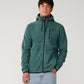 Rip Curl Departed Felpa con zip in pile polare Muted Green