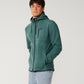 Rip Curl Departed Felpa con zip in pile polare Muted Green