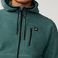 Rip Curl Departed Felpa con zip in pile polare Muted Green