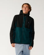 Rip Curl Anti Series Search Panelled Felpa con zip Blue Green