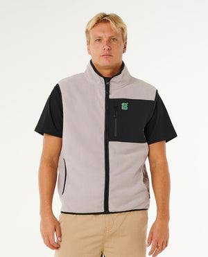 Rip Curl Search Gilet in pile polare con zip Stone