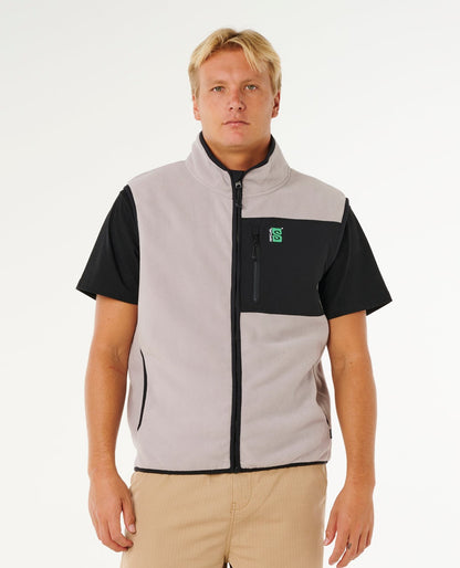 Rip Curl Search Gilet in pile polare con zip Stone