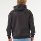 Rip Curl Surf Puff Felpa con cappuccio e zip Washed Black