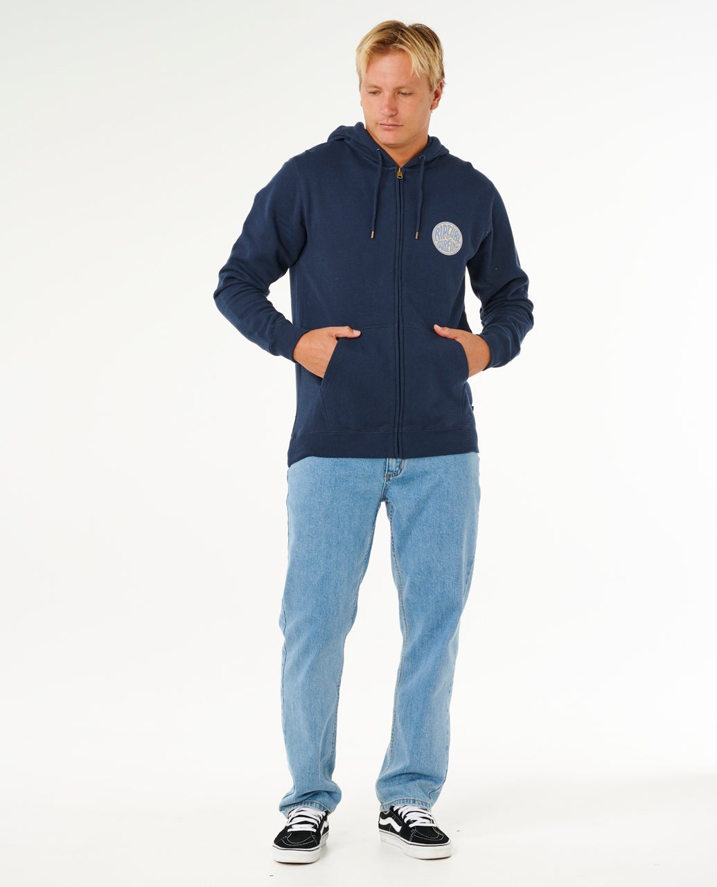 Rip Curl Streamline Felpa con cappuccio e zip Dark Navy
