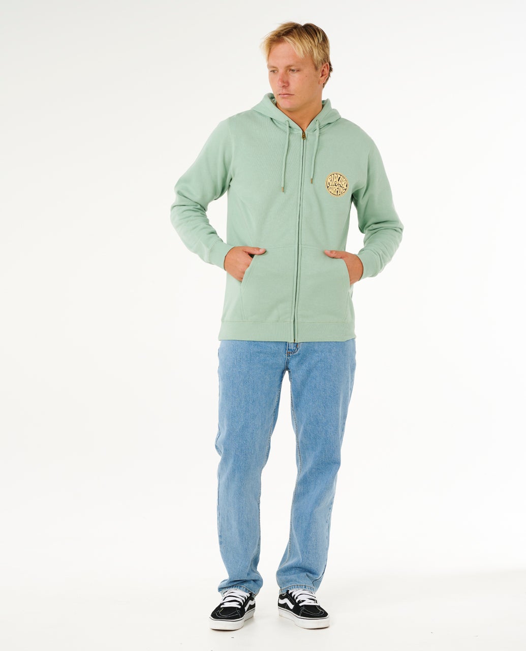 Rip Curl Streamline Felpa con cappuccio e zip Aloe