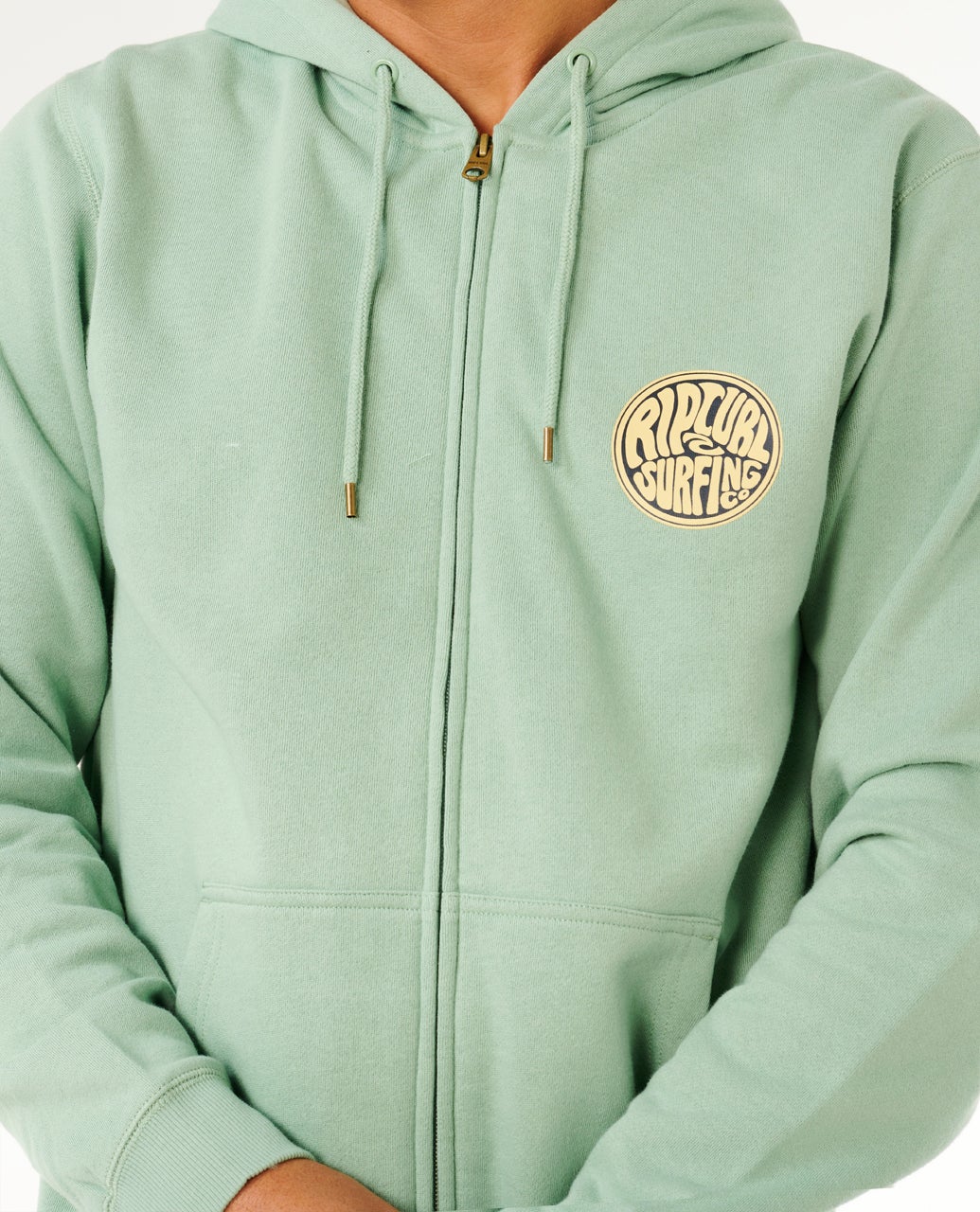 Rip Curl Streamline Felpa con cappuccio e zip Aloe