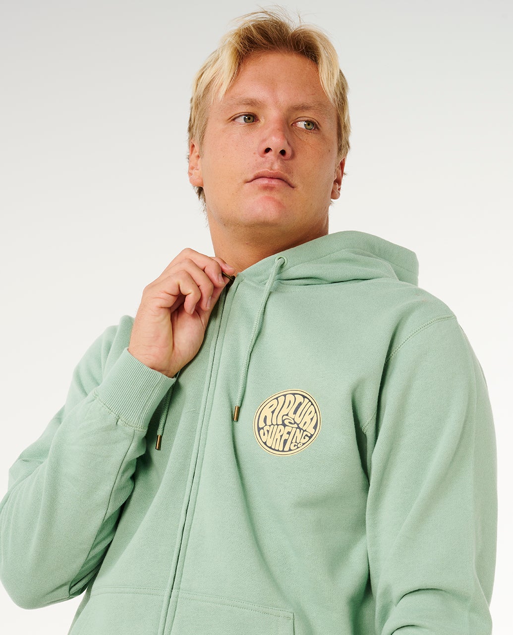 Rip Curl Streamline Felpa con cappuccio e zip Aloe