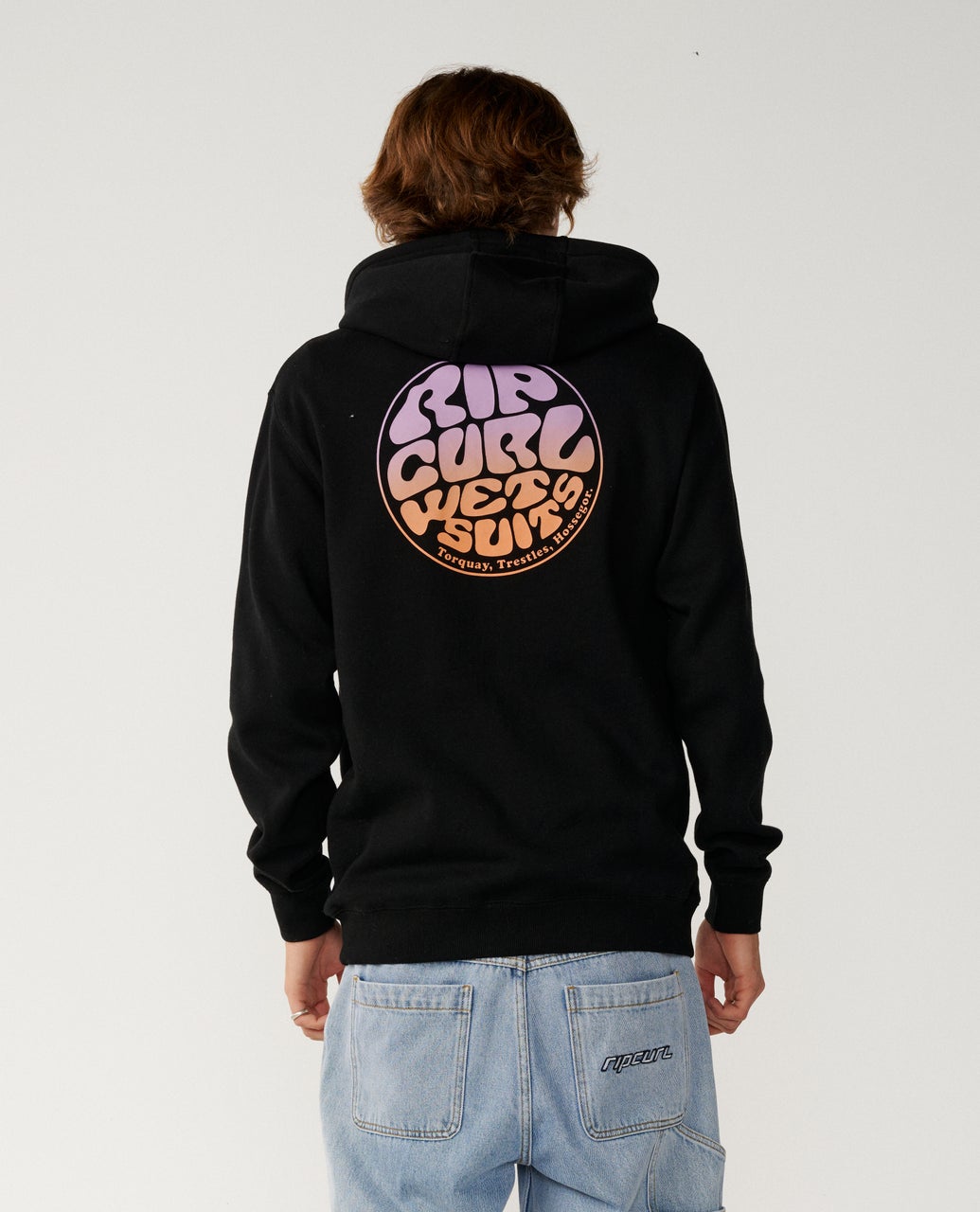 Rip Curl Wettie Passage Icon Felpa con zip (girocollo) Black