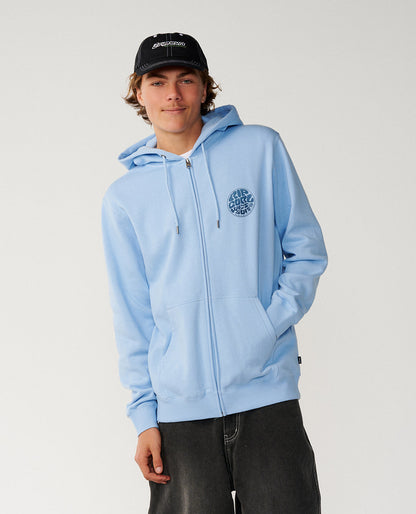 Rip Curl Wettie Passage Icon Felpa con zip (girocollo) Blue Bell