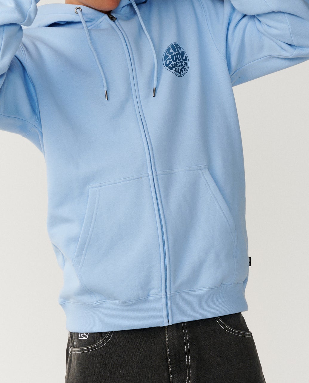 Rip Curl Wettie Passage Icon Felpa con zip (girocollo) Blue Bell