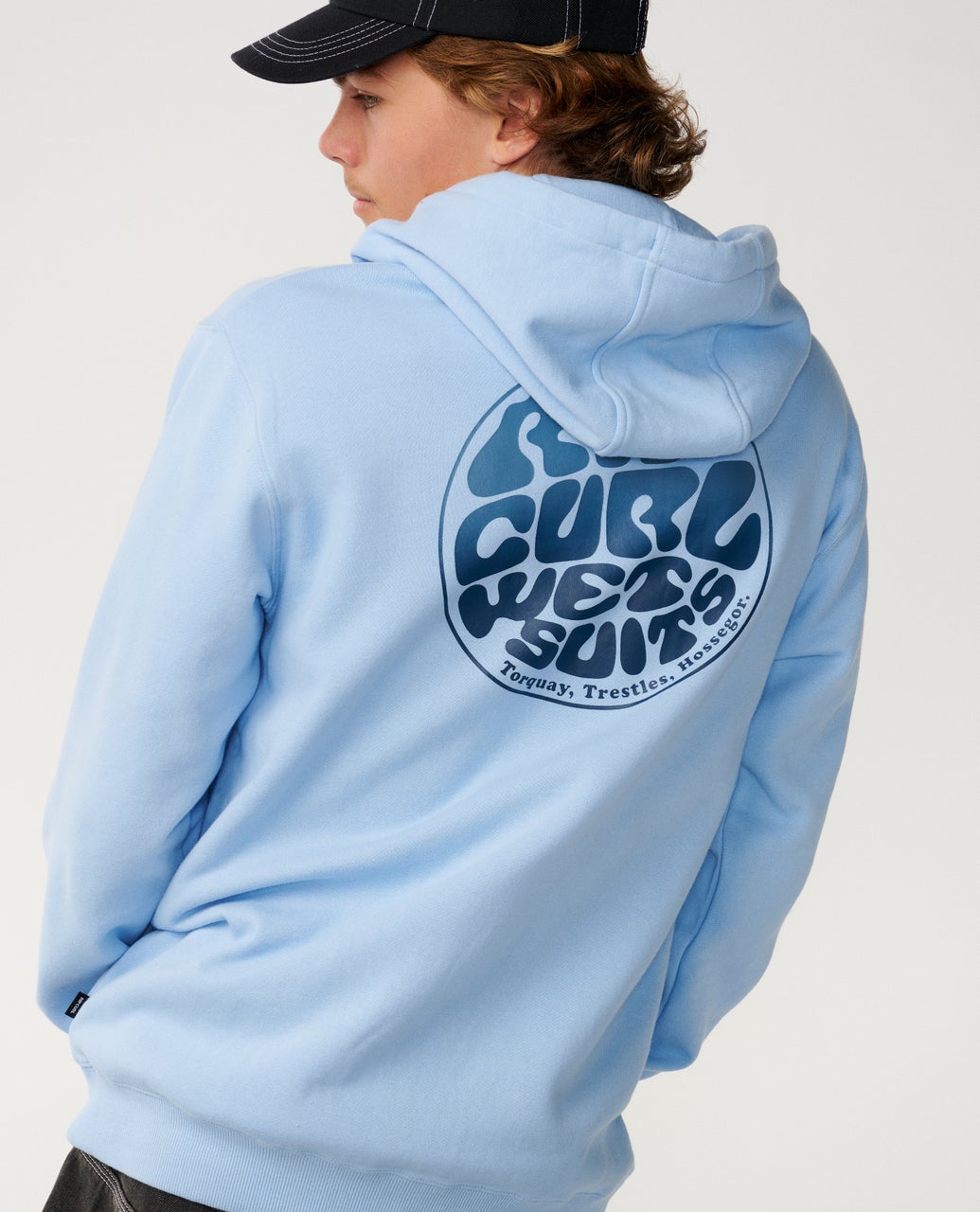 Rip Curl Wettie Passage Icon Felpa con zip (girocollo) Blue Bell