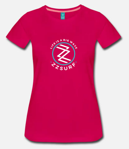 T-SHIRT FUCSIA WOMAN - ZZSURF