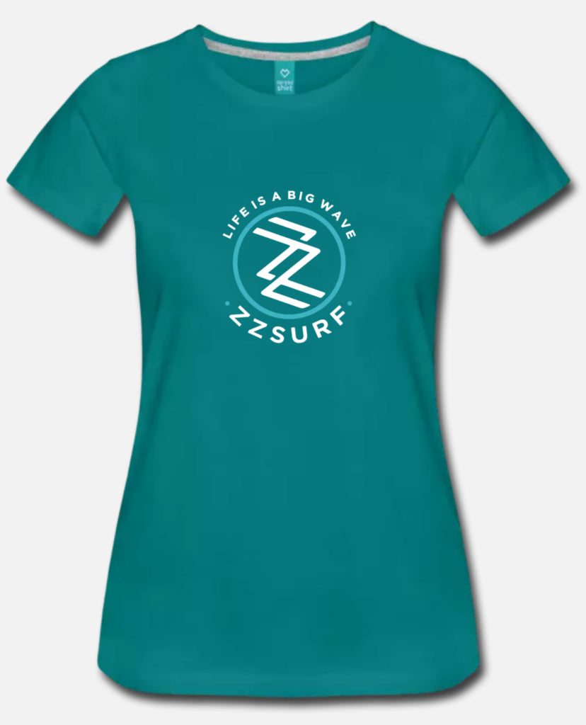 GRÜNES DAMEN-T-SHIRT - ZZSURF