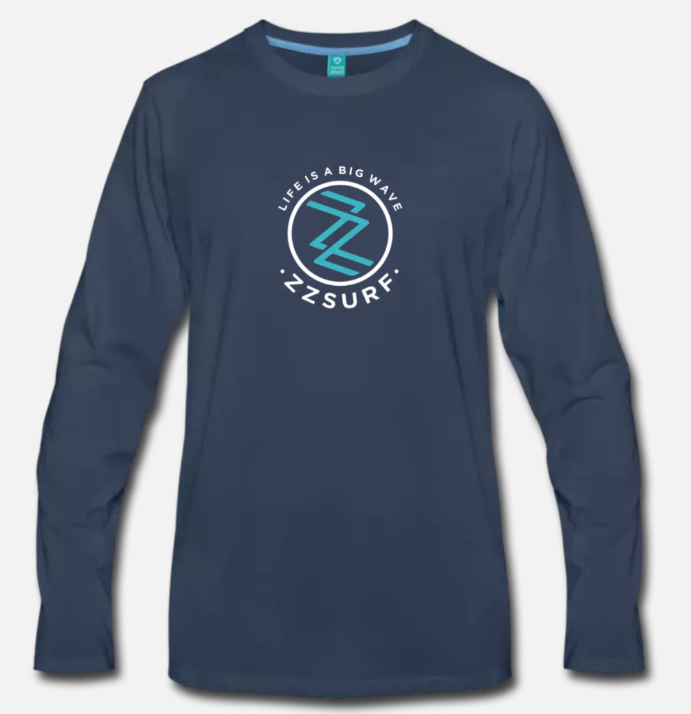 T-SHIRT LONG BLUE - ZZSURF