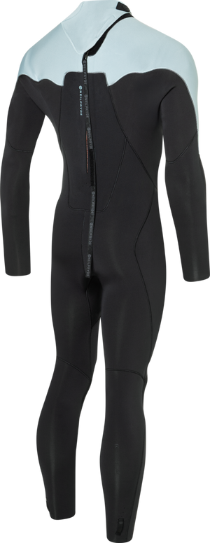 Rise 4/3 Fullsuit GBS BZ C2 Black / Light grey - blue