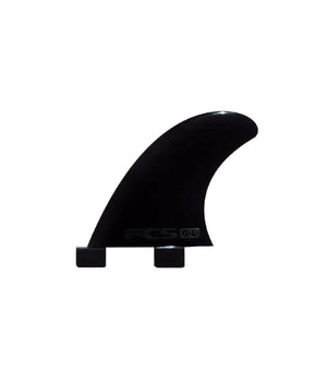 FCS GL Side Fins Natural Glass Flex Sidebite Fins with Fin Key