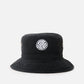 Rip Curl Wetty Icon Cappello a secchiello Black