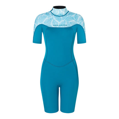 Spark S/S Shorty 2/2 BZ C2 Petrol / floral Women