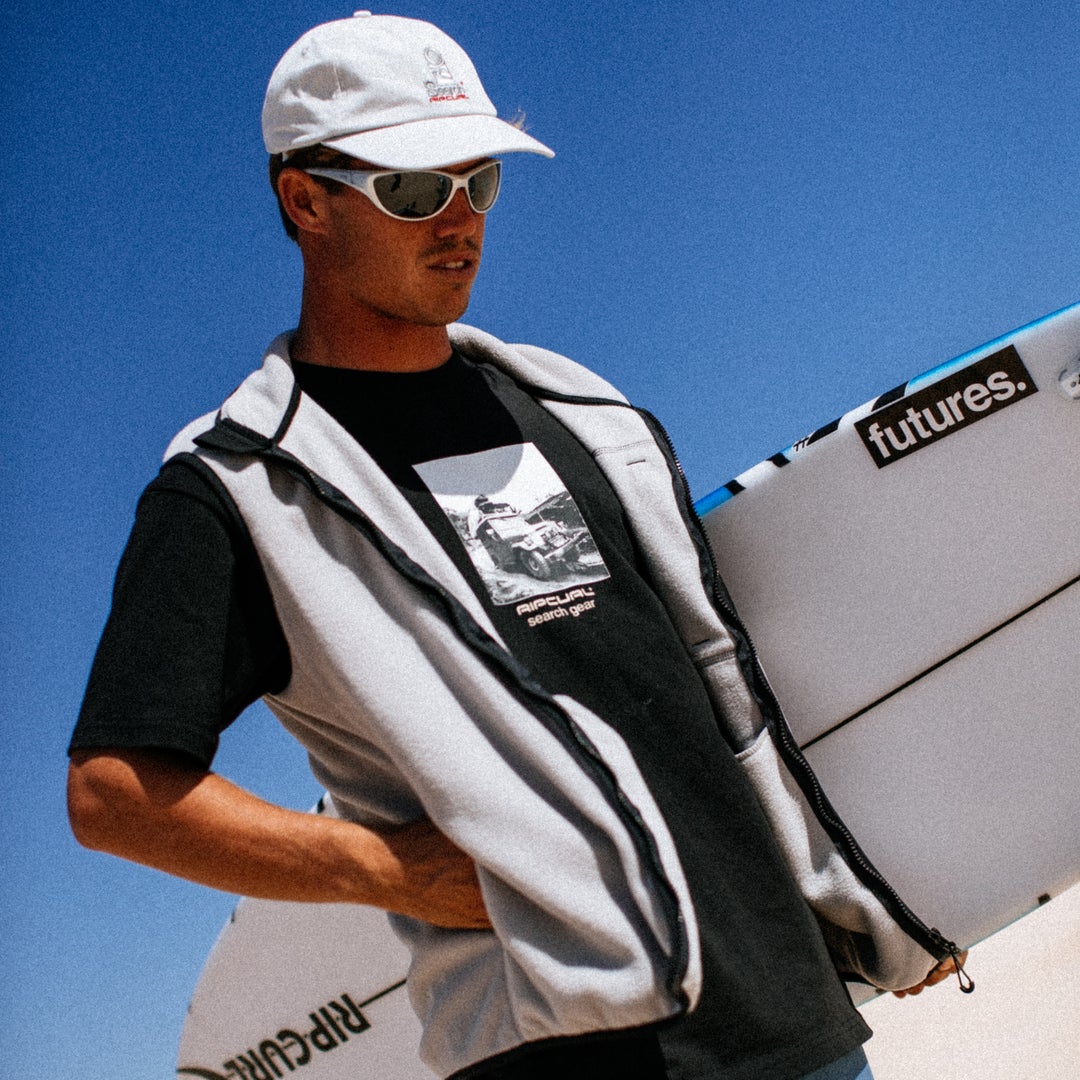 Rip Curl Search Gilet in pile polare con zip Stone