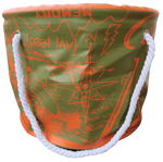 Patlove Changing Bucket Kaki Orange
