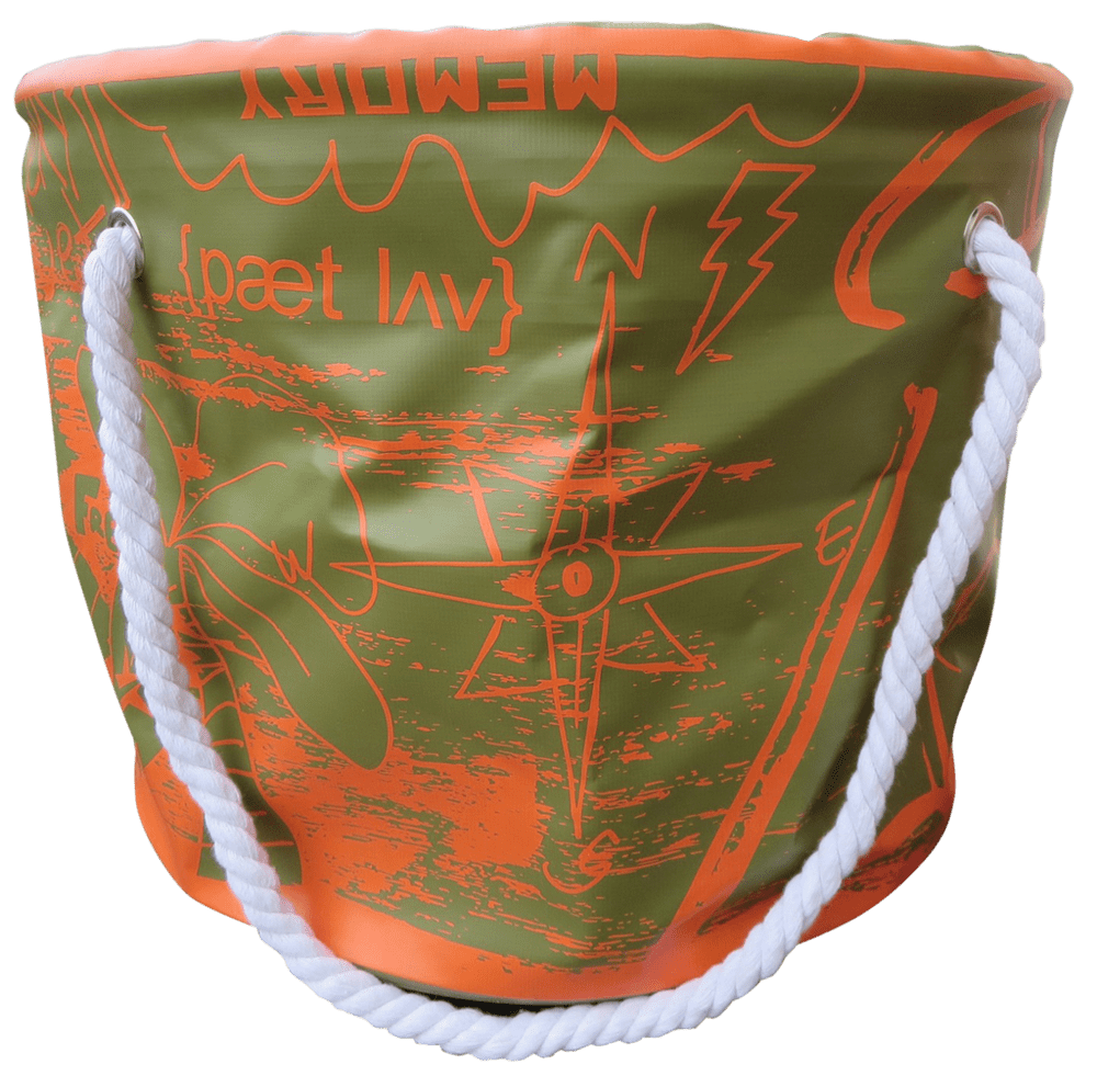 Patlove Changing Bucket Kaki Orange