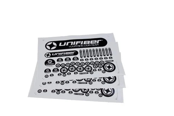 Unifiber Black Sticker Sheet