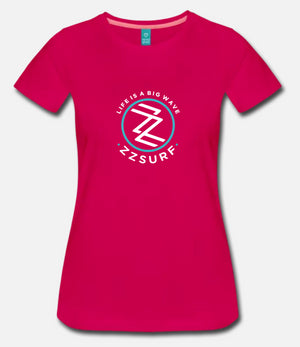 T-SHIRT FUCSIA WOMAN - ZZSURF