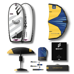 Free Wing Air 5'8 & 4.6 Wing, 1600 Front Wing Foil and Leash