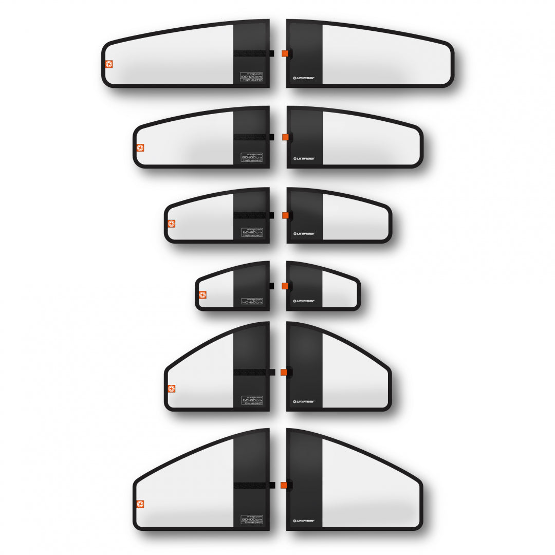 Low/Mid aspect foil wing cover set Unifiber