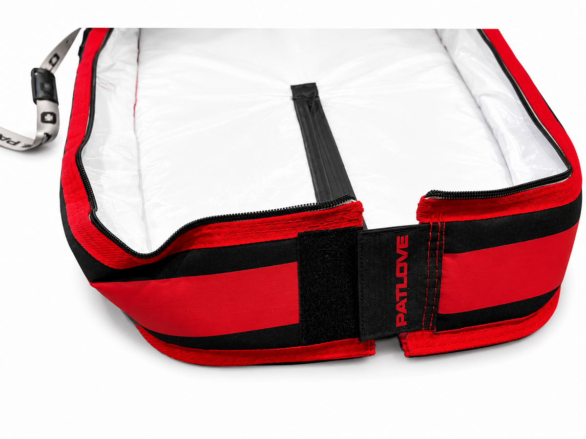 Patlove Wing Bag 8mm Black Red