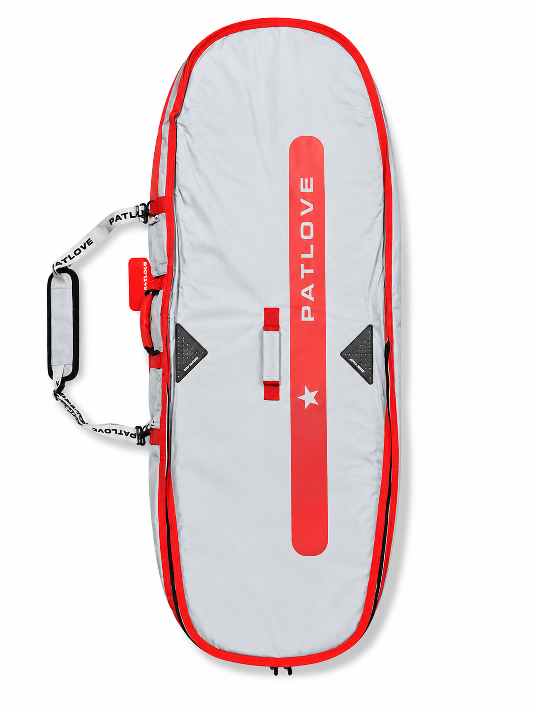 Patlove Wing Bag 8mm Coolgrey Red