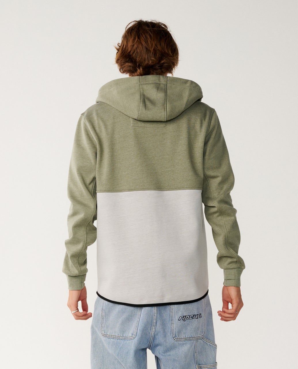 Rip Curl Departed Anti Series Felpa con zip Green