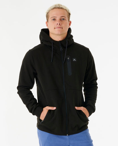 Rip Curl Departed Anti Series Felpa con zip Black