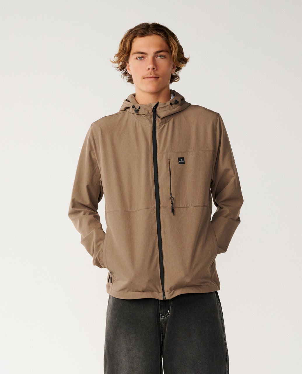 Rip Curl Anti Series Elite Giacca con zip Walnut