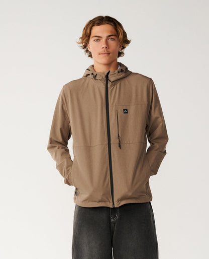Rip Curl Anti Series Elite Giacca con zip Walnut